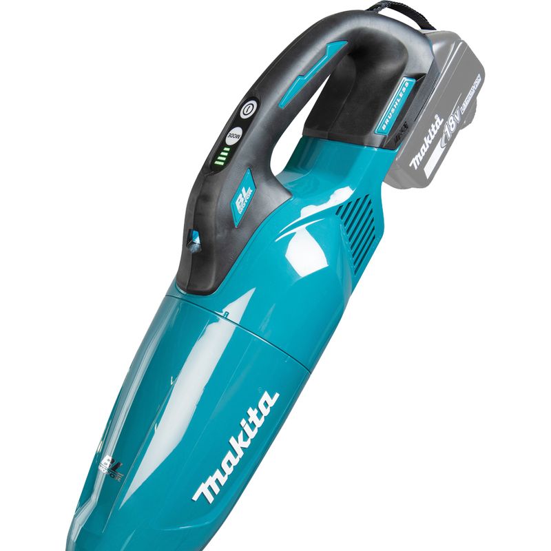 Makita – Balai électrique 18V – Moteur brushless 4 vitesses – Débit d'air 1,2 m3/min – Capacité d'aspiration 180 mbar – Léger et portable - Image 8