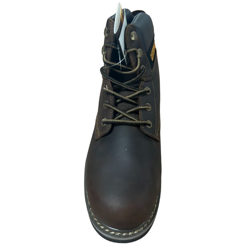 Caterpillar – Bottes de sécurité S3 HRO SRA – Tige cuir nubuck résistant à l'eau – Embout acier – Semelle antiperforation – Pointure 43 - Image 5