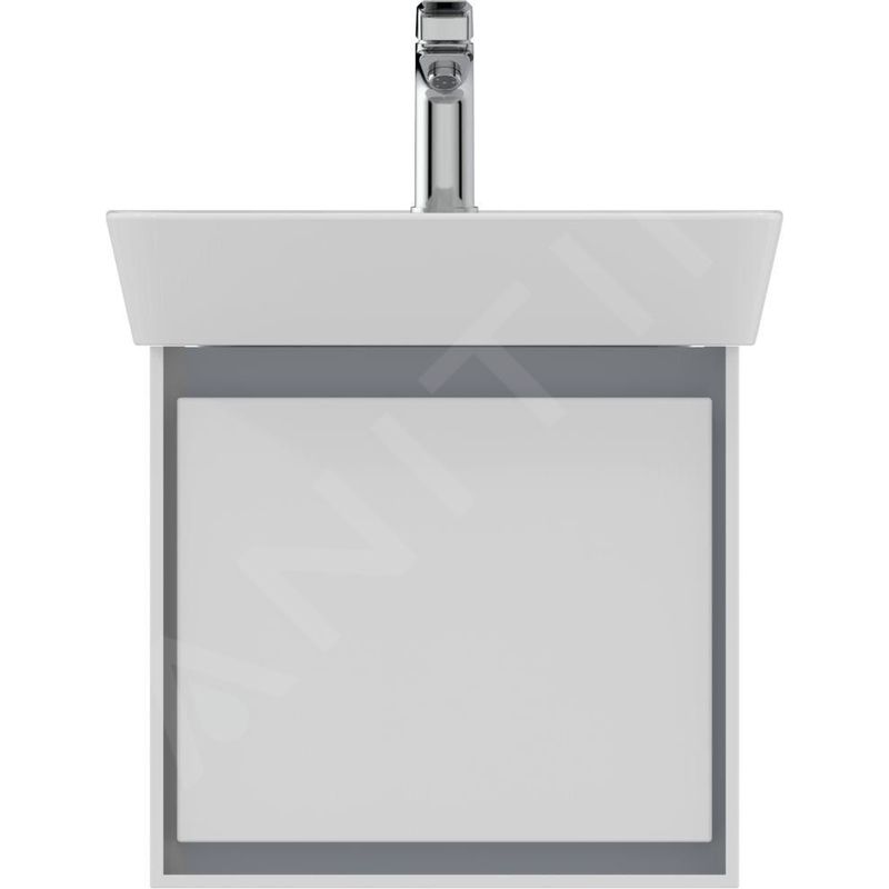 Ideal Standard Connect Air - Lavabo Cube 50x45x16 cm, avec un trou pour mitigeur, blanc E030101 - Image 4