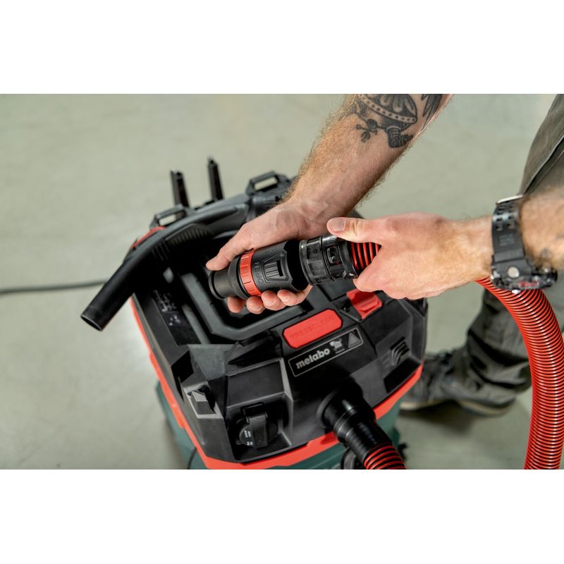 Metabo – Aspirateur professionnel eau/poussière 20L – Dépression 225 hPa – Débit d'air 4200 l/min – Nettoyage filtre PressClean - Image 4
