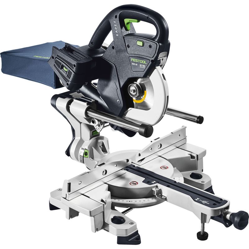 Festool – Scie à onglet sans fil KAPEX KSC 60 – Moteur EC-TEC sans balais – Profondeur de coupe 305 x 60 mm – Angle d'onglet jusqu'à 60° - Image 4