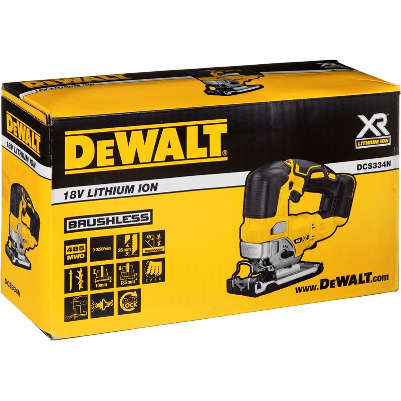 Dewalt – Scie sauteuse Brushless 18V pour bois dur – Moteur Brushless – Profondeur de coupe 135mm – DCS334N - Image 3