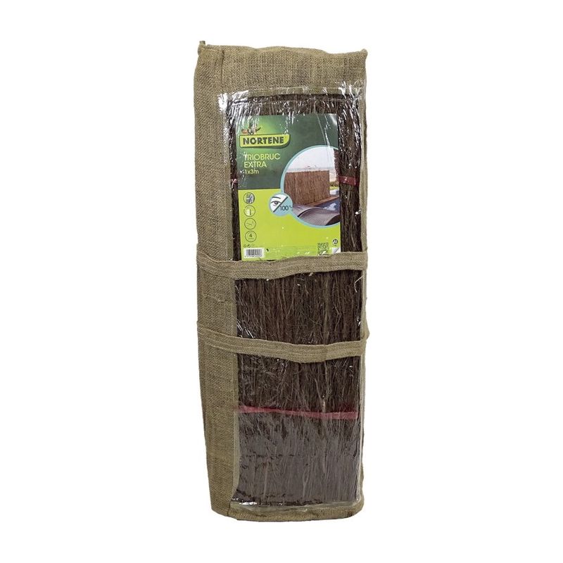 Nortene – Brande naturelle Triobruc 1x3 m – Résistante aux intempéries – Parfaite pour clôtures et enclos – Finition esthétique et durable - Image 4
