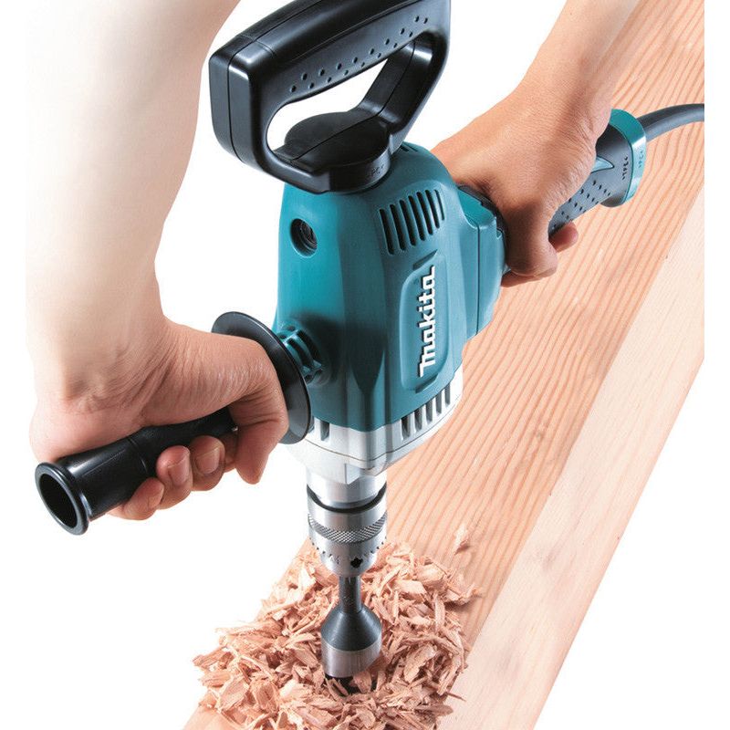 Makita – Perceuse de charpente 750 W – Couple élevé pour perçage bois dur – Mandrin ultra-résistant – Poignée ergonomique – DS4011 Adapter - Image 4