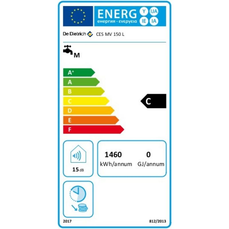Chauffe eau électrique Vertical Mural De Dietrich Stéatite 150 L - Image 4