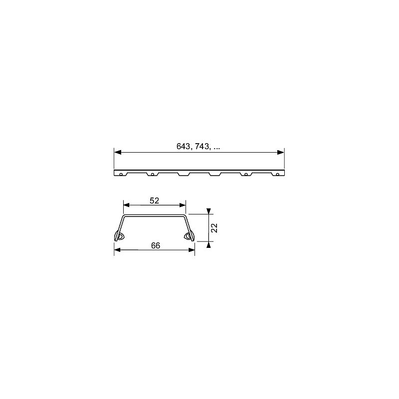 Grille design TECEdrainline "acier II" pour receveurs de douche - Image 3
