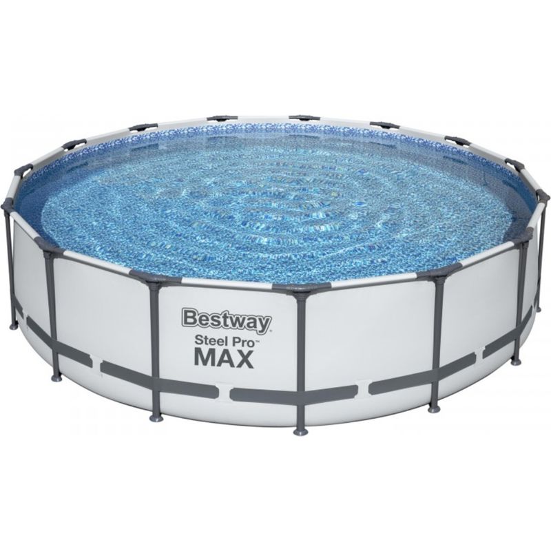 Bestway – Piscine hors-sol ronde 457 cm – Structure en acier résistant à la corrosion – Hauteur 107 cm – Capacité 14 970 L – Pompe de filtration - Image 3