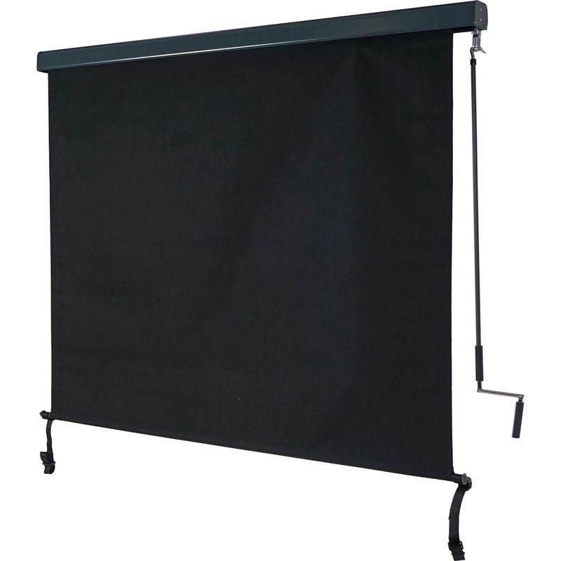 Mendler – Store enrouleur vertical 250x180 cm – Protection anti-UV 50 – Mécanisme de manivelle – Montage mural ou plafond – Tissu déperlant - Image 2