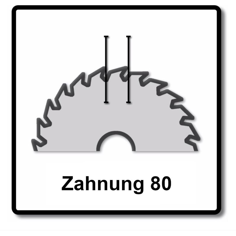 Makita – Lame de scie circulaire 260x30 mm B67290 – 80 dents Efficut pour bois dur – Coupe nette et rapide – Compatible scie à onglet - Image 7