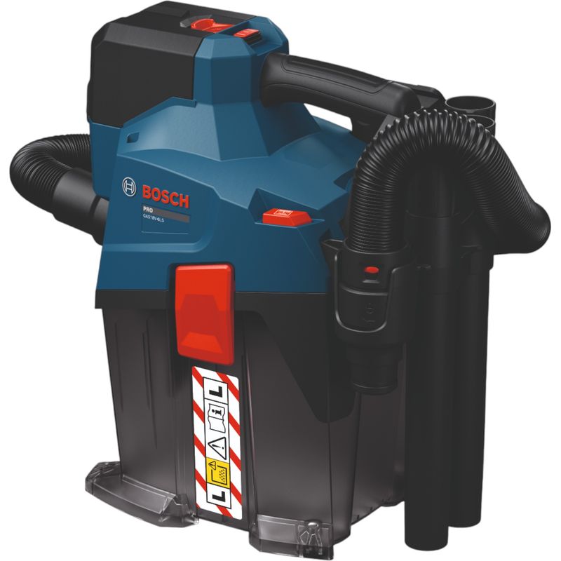 Bosch – Aspirateur sans fil 18V 6L 6019K2100 – Classe de poussière L – Dépression 129 mbars – Flexible extensible 0,5-2,8 m - Image 2