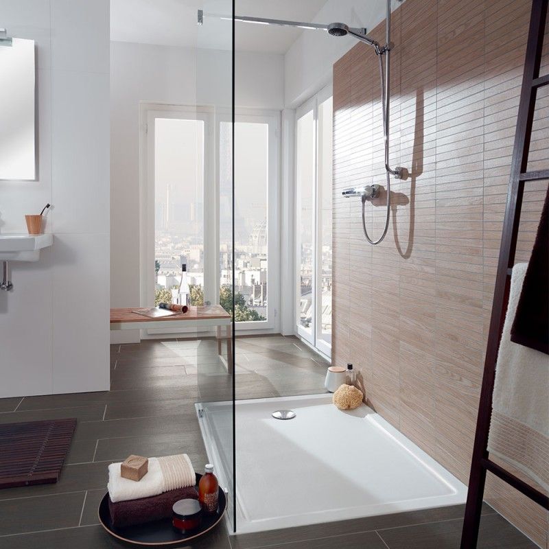 Villeroy & Boch – Receveur de douche antidérapant 120 x 80 cm – Céramique blanche – Classe C / PN24 – Installation à encastrer – Nettoyage facile - Image 2