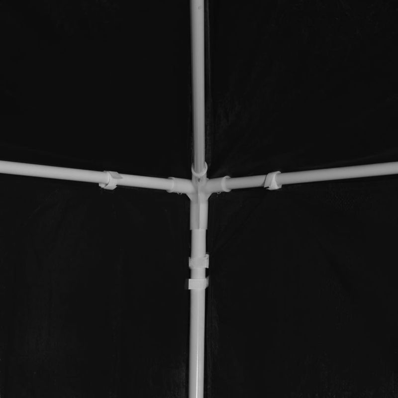 Vidaxl – Tente de réception 3x6 m – Structure en acier inoxydable – Résistante aux UV et à l'eau – Panneaux latéraux avec fenêtres décoratives - Image 4