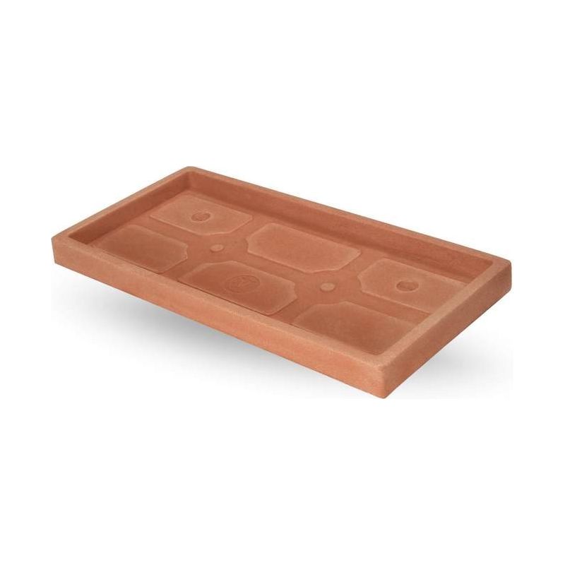 Jardinière rectangulaire anthracite 80 cm – Résistante aux UV et aux chocs – Pour intérieur et extérieur – Nettoyage facile – Veca Pot - Image 2