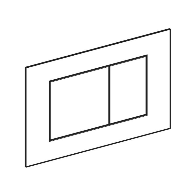 Geberit Sigma40 plaques de déclenchement, pour rinçage à 2 - Image 2