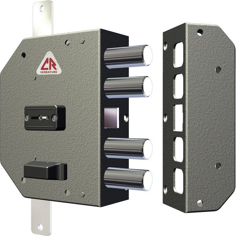 Serrure de sA curitA droite CR 2250 double embout A appliquer sur les portes blindA es - Image 3