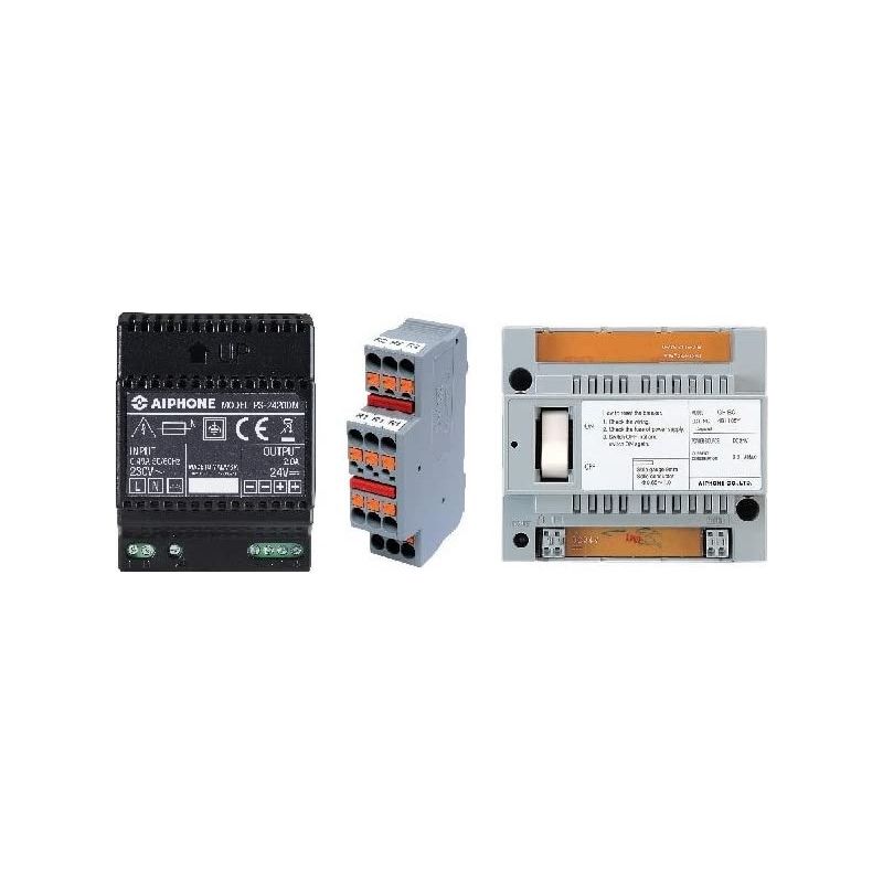 Aiphone – Pack audio 4 logements avec 4 postes GT1D programmés – Alimentation PS2420DM – Prédisposition VIGIK – GTBA4E - Image 3