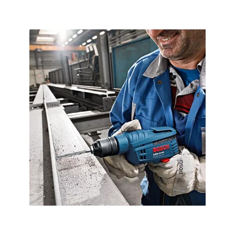 Bosch Professional – Perceuse-visseuse électrique 600W – Mandrin 1-10 mm – Couple 20Nm pour perçage acier et bois – Léger et ergonomique pour zones - Image 5