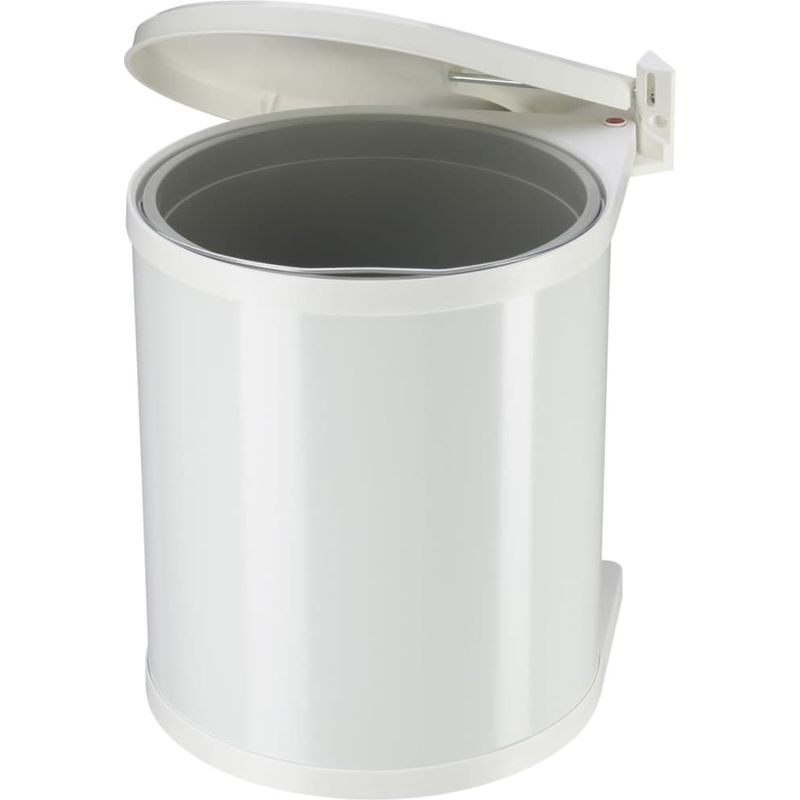 Hailo – Poubelle automatique encastrable 15L – Système d'ouverture innovant – Acier inoxydable – Pour espaces restreints – Montage flexible - Image 3