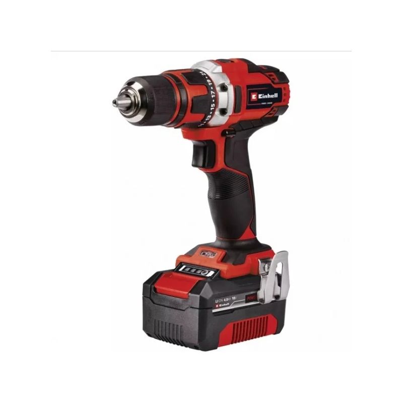 Einhell – Pack de 3 outils électroportatifs 18V – Perceuse-visseuse TE-CD 18/40 Li, meuleuse TC-AG 18/115 Li, scie sauteuse TC-JS 18 Li – Batterie - Image 2