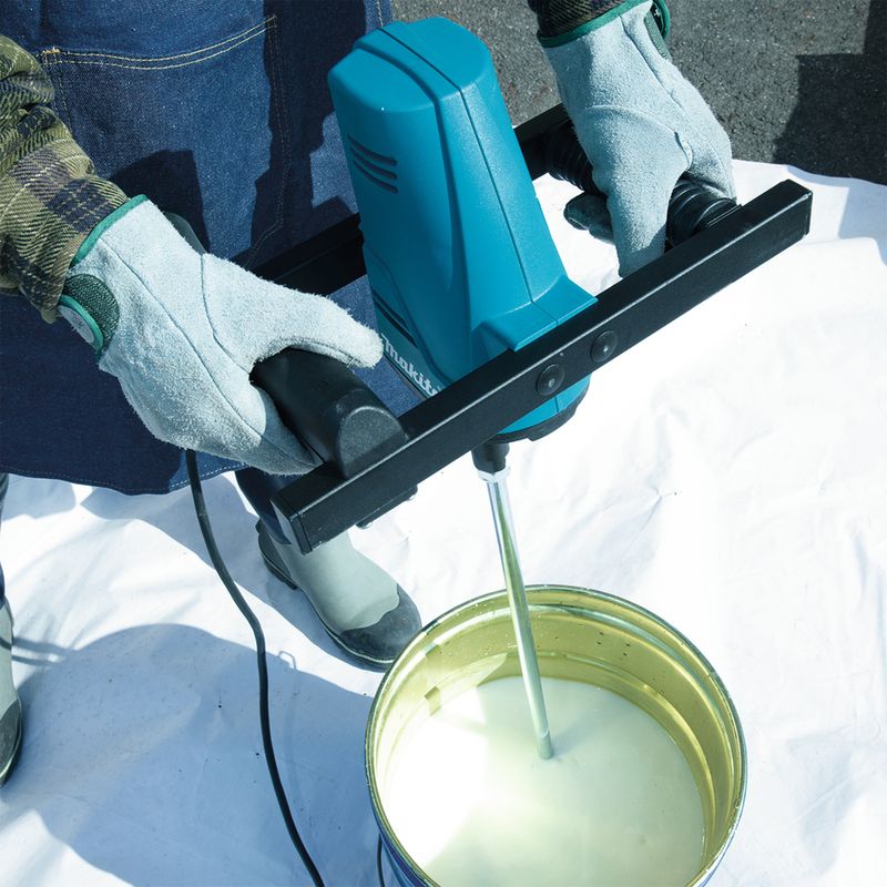 Makita – Mixer électrique 850W UT1200 – Vitesse variable pour mélanges homogènes – Pour peintures et mortiers légers – Poignée ergonomique - Image 10