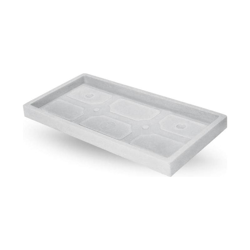 Jardinière rectangulaire anthracite 80 cm – Résistante aux UV et aux chocs – Pour intérieur et extérieur – Nettoyage facile – Veca Pot - Image 3