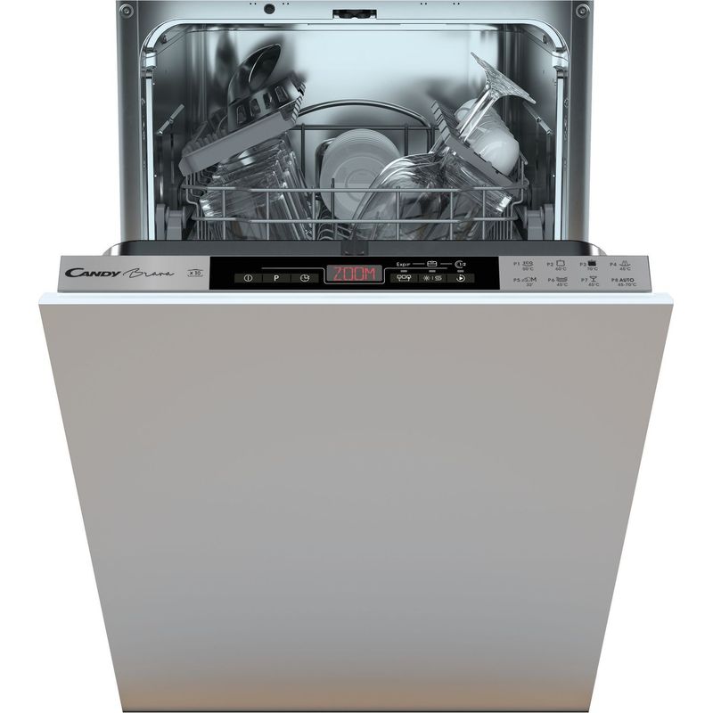 Candy – Lave-vaisselle intégrable 45cm – 10 couverts – Classe E – 47dB – Dimensions L448 x P559 x H816mm - Image 2