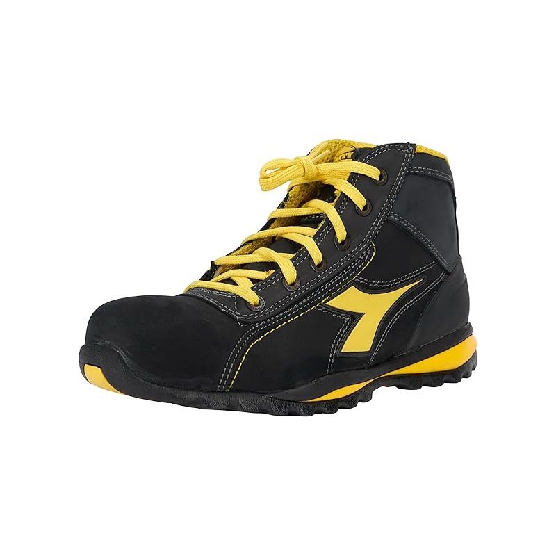 Diadora – Chaussures de sécurité semi-montantes S3S – Antidérapantes – Bout en aluminium 200J – Insert antiperforation K-SOLE – Cuir nubuck