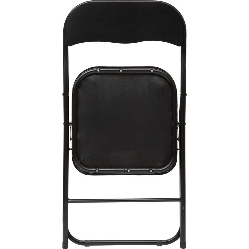 5Five Simply Smart – Lot de 6 chaises pliantes en velours – Structure acier – Assise rembourrée en mousse PU – Dimensions 52x44x79cm – Poids max 110kg - Image 2
