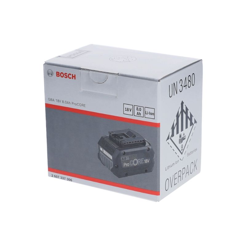 Bosch – Batterie Li-Ion 18V 8Ah – Protection électronique des cellules – Indicateur de charge – Faible autodécharge - Image 4
