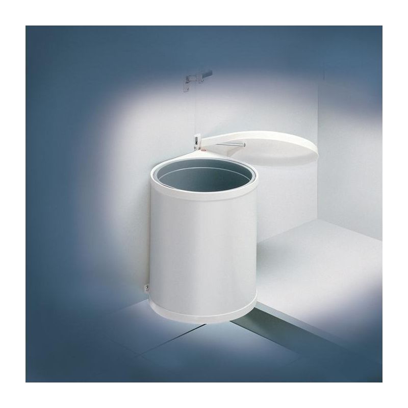 Hailo – Poubelle automatique encastrable 15L – Système d'ouverture innovant – Acier inoxydable – Pour espaces restreints – Montage flexible - Image 9