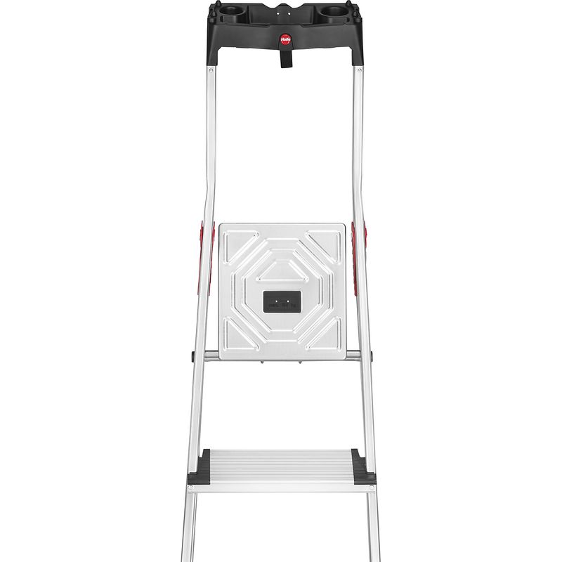 Hailo L80 ComfortLine Échelle aluminium 4 marches antidérapantes - Image 3