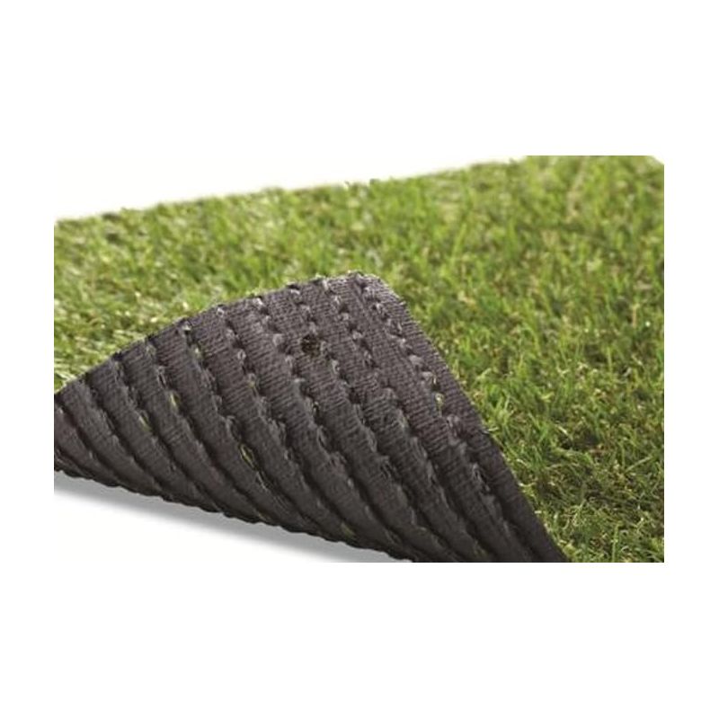 Pelouse verte de luxe 20 mm H. 100 L. 500 cm Support - Image 2