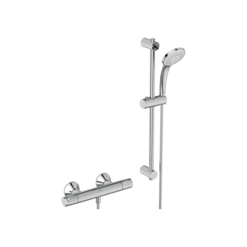 Ideal Standard CeraTherm - Colonne de douche T25 avec thermostat, 3 jets, chrome A7203AA - Image 4