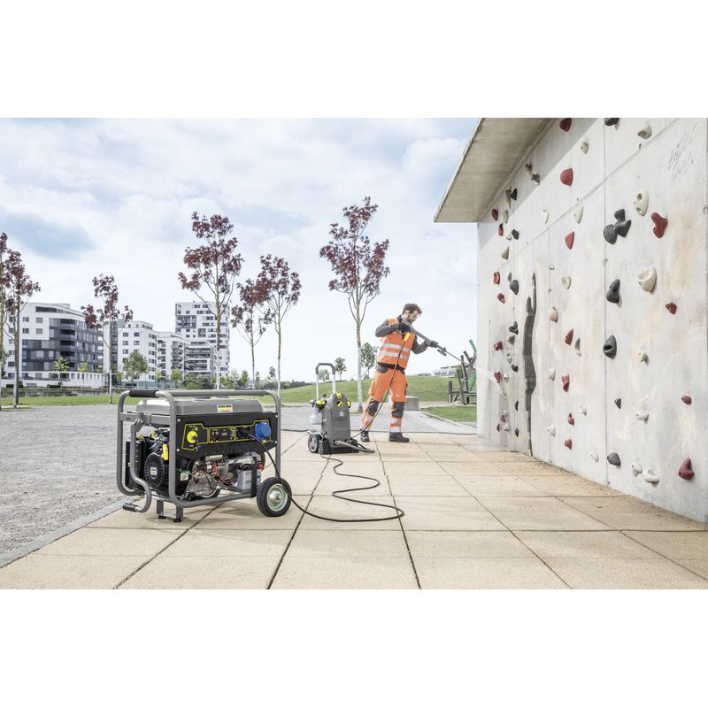 Kärcher – Groupe électrogène 2,8kW essence 15L – Démarrage électrique – Régulateur de tension automatique – Autonomie 12h – 2 prises 220V - Image 2