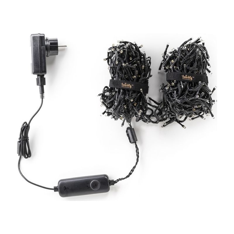 Guirlande lumineuse Twinkly Cluster 400 LED AWW, fil noir, prise F (type UE), 6 m - Image 8