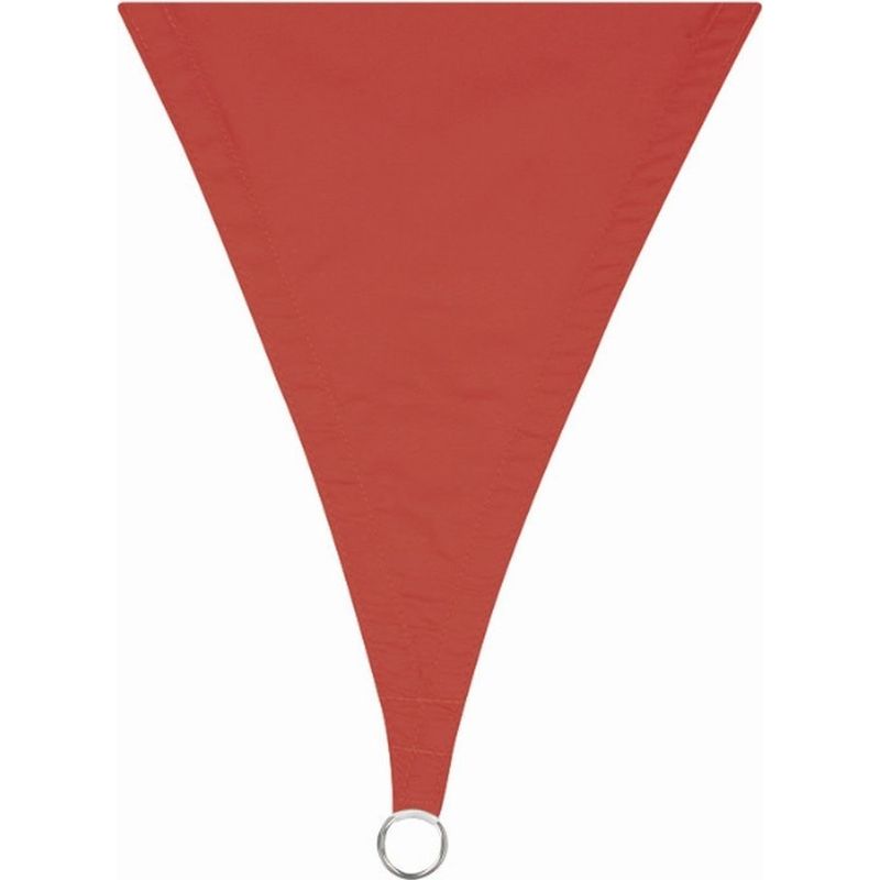 Perel – Voile d'ombrage triangulaire 5 x 5 x 5 m – Polyester imperméable et respirant – Protection UV 90 % – Installation facile avec anneaux en - Image 10