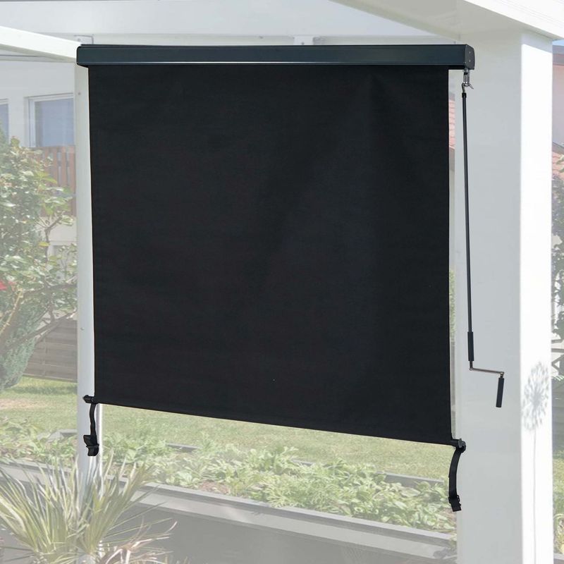 Mendler – Store enrouleur vertical 250x180 cm – Protection anti-UV 50 – Mécanisme de manivelle – Montage mural ou plafond – Tissu déperlant - Image 3