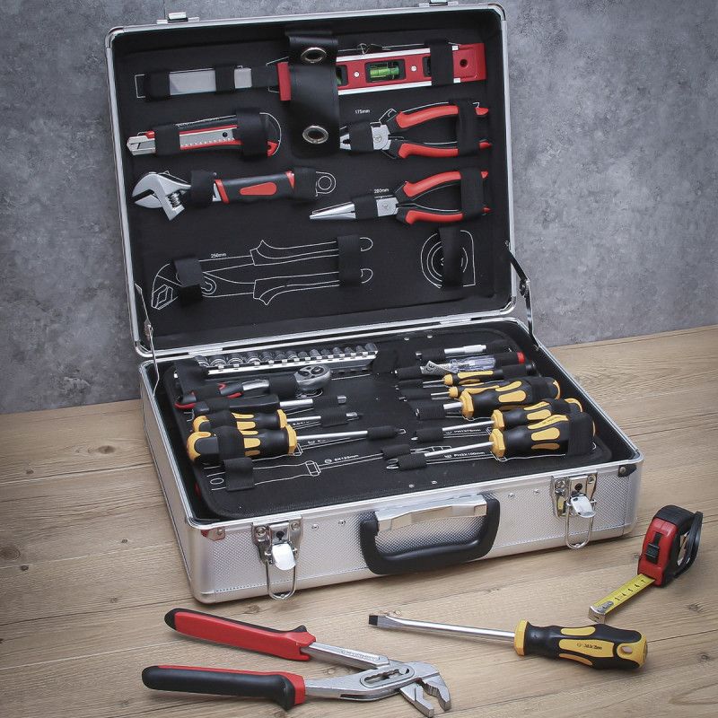 Jeu d’outils dans malette aluminium 129 pièces BGS Do it yourself Pan - Image 2