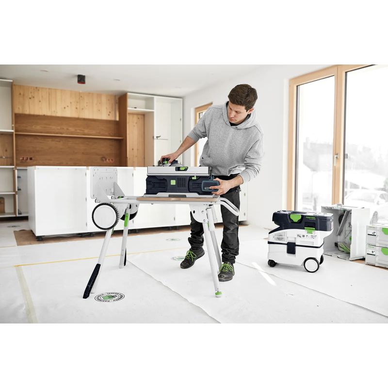 Scie circulaire sur table sans fil 36V (2x18V) VCSC SYS 50 EBI-Basic - FESTOOL - sans batterie ni chargeur - avec accessoires - 576820X18V - Image 5