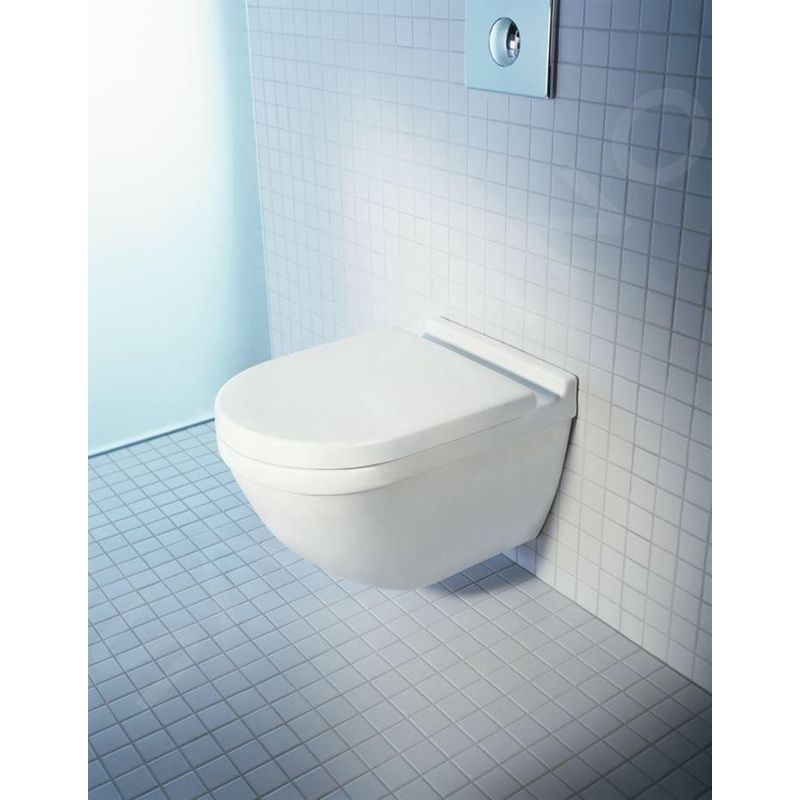 WC suspendu Duravit Starck 3 540mm WC à évacuation verticale - Image 5