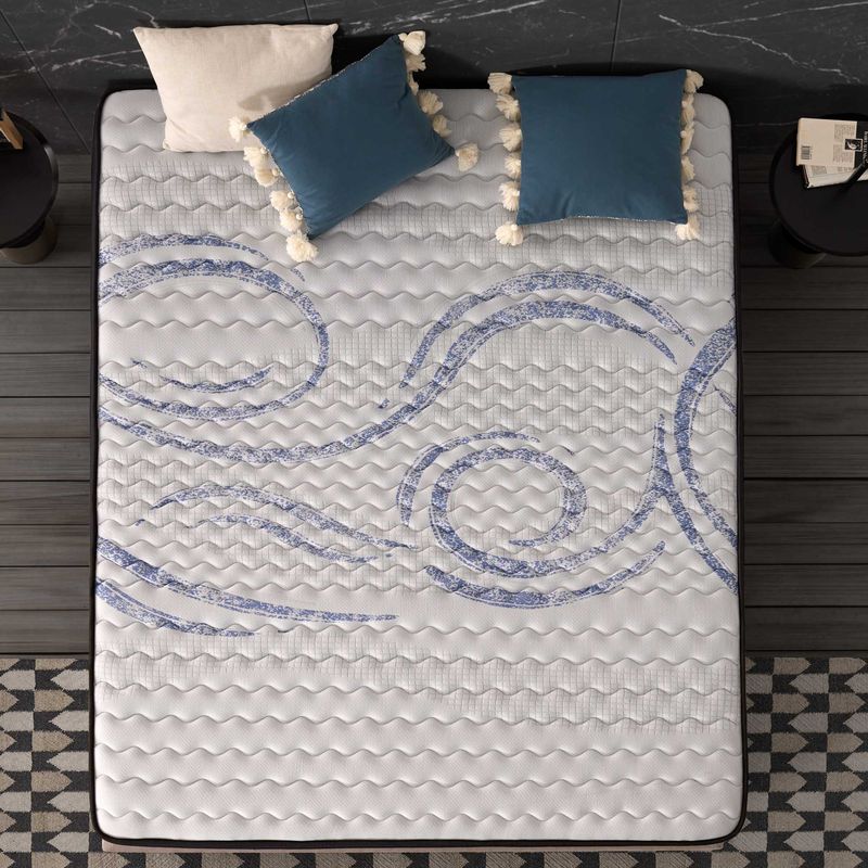 Pack de 2 matelas Perfect Sleep 70x190 cm - Soutien Blue Latex - Mousse à mémoire de forme HR - Noyau de polyuréthane - 7 Zones de Confort - Tissu - Image 4