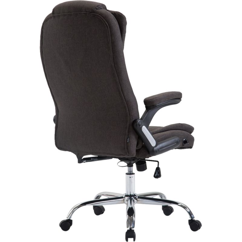 Chadin de bureau avec design unique rembourré en différentes couleurs tissu colore : gris foncé - Image 5