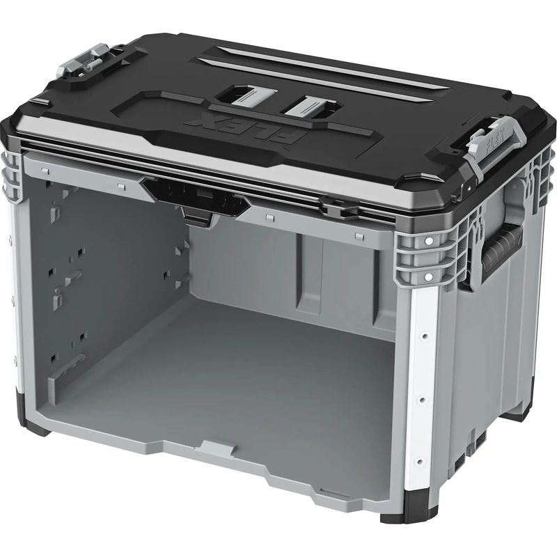 Boîte de garage Flex Stack Pack – Capacité 35 kg – Dimensions 559 x 391 x 410 mm – Protection IP65 – Système de rangement modulaire - Image 2