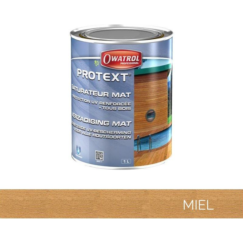 Owatrol – Saturateur mat PROTEXT 5L – Protection UV renforcée – Pour bois dur et terrasses – Séchage rapide, non filmogène Pot - Image 2