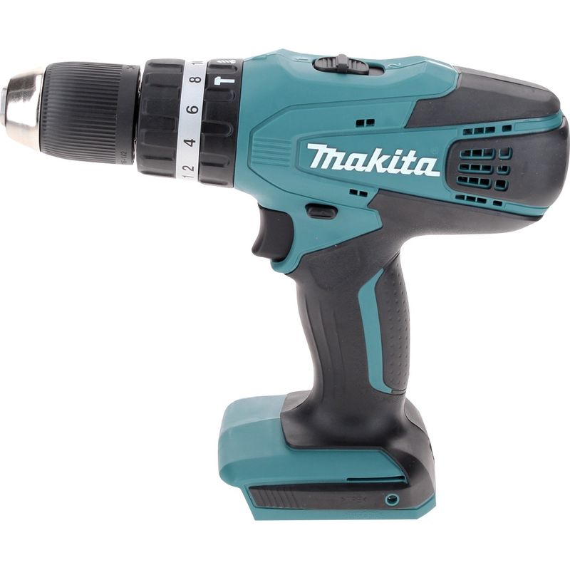 Makita – Perceuse à percussion HP457DWE 18V 2 vitesses – 2 batteries 1,5Ah Li-ion – Mandrin auto-serrant 13mm – Couple 30Nm pour perçage béton - Image 3