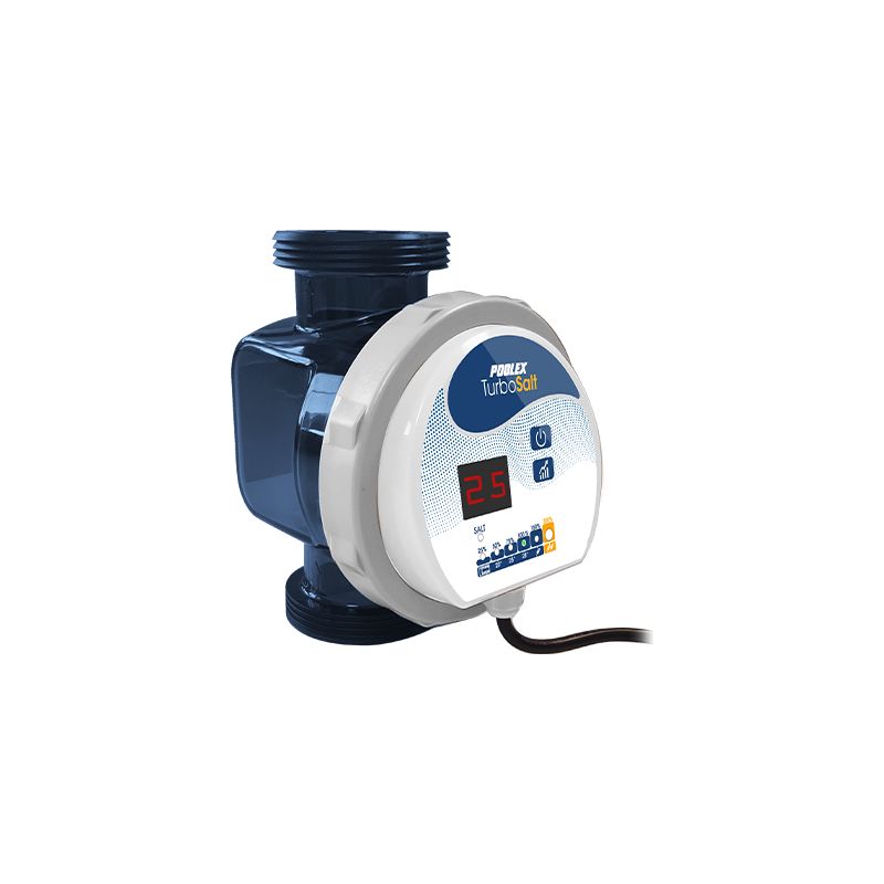 Électrolyseur de sel Poolex Turbo Salt CL-TS300 – Pour piscines jusqu'à 30m3 – Auto-nettoyage par inversion de polarité – Modes automatique et
