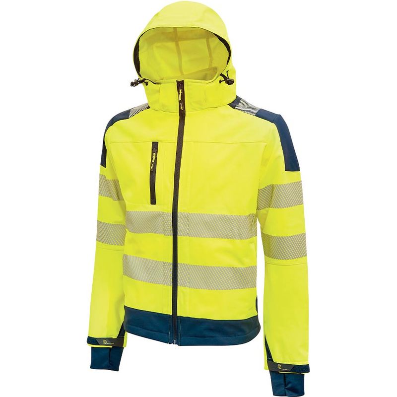Veste haute visibilité Miky U-Power en softshell - L - Jaune