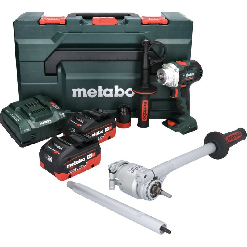 Metabo – Perceuse-visseuse sans fil 18V 2x5.5Ah – 602359770 – Moteur Brushless – Couple 130Nm – Ø perçage acier 13mm – Coffret avec chargeur - Image 2