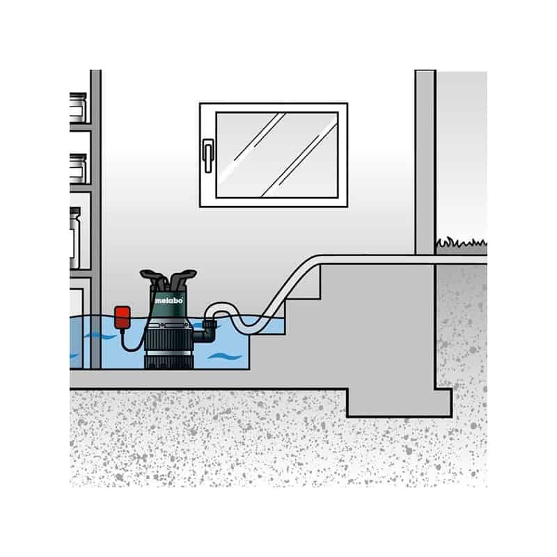 Metabo Pompe immergée combinée pour eaux claires TPS 16000 S (0251600000) Cup - Image 3