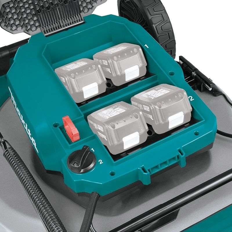 Makita – Tondeuse à batterie 46 cm DLM462Z – Autopropulsée 1900 m2 – Moteur sans balais – Multislot 4 batteries 18V – Hauteur de coupe 20-100 mm - Image 9